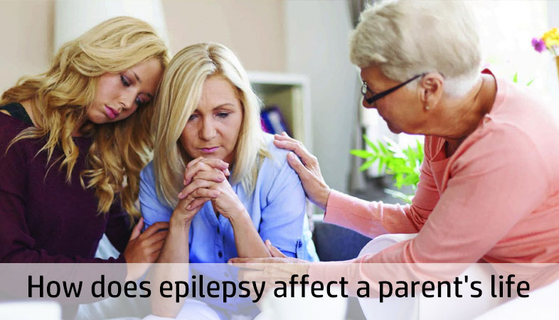 How does epilepsy affect a parent's life 